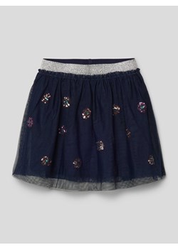 Spódnica z kwiatowymi motywami z cekinów ze sklepu Peek&Cloppenburg  w kategorii Spódnice dziewczęce - zdjęcie 168989803