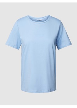 T-shirt w jednolitym kolorze ze sklepu Peek&Cloppenburg  w kategorii Bluzki damskie - zdjęcie 168989974