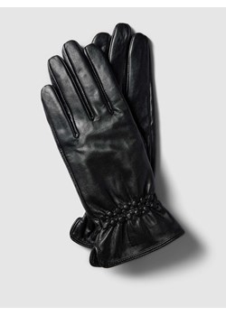 Rękawiczki z elastyczną wstawką ze sklepu Peek&Cloppenburg  w kategorii Rękawiczki damskie - zdjęcie 168989994