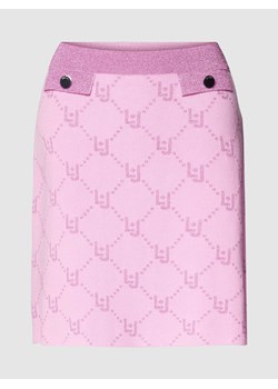 Spódnica mini ze wzorem z logo na całej powierzchni ze sklepu Peek&Cloppenburg  w kategorii Spódnice - zdjęcie 168990271