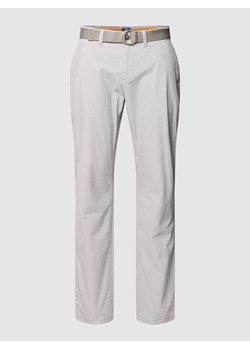 Spodnie z paskiem ze sklepu Peek&Cloppenburg  w kategorii Spodnie męskie - zdjęcie 168990383