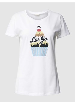 T-shirt z nadrukiem z motywem z logo ze sklepu Peek&Cloppenburg  w kategorii Bluzki damskie - zdjęcie 168990551