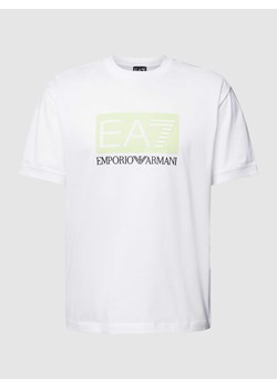 T-shirt z nadrukiem z logo ze sklepu Peek&Cloppenburg  w kategorii T-shirty męskie - zdjęcie 168990883