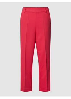 Spodnie o kroju regular fit w kant model ‘SAKURA’ ze sklepu Peek&Cloppenburg  w kategorii Spodnie damskie - zdjęcie 168990934