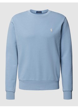 Bluza w jednolitym kolorze z wyhaftowanym logo ze sklepu Peek&Cloppenburg  w kategorii Bluzy męskie - zdjęcie 168991024