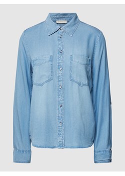Bluzka jeansowa z kieszeniami na piersi ze sklepu Peek&Cloppenburg  w kategorii Koszule damskie - zdjęcie 168991121