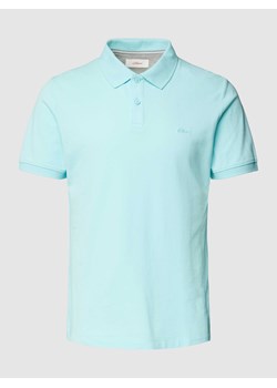 Koszulka polo w jednolitym kolorze ze sklepu Peek&Cloppenburg  w kategorii T-shirty męskie - zdjęcie 168991134