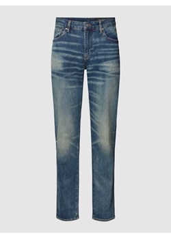 Jeansy o kroju slim fit z efektem znoszenia ze sklepu Peek&Cloppenburg  w kategorii Jeansy męskie - zdjęcie 168991660