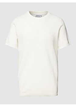 T-shirt z fakturowanym wzorem ze sklepu Peek&Cloppenburg  w kategorii T-shirty męskie - zdjęcie 168991743