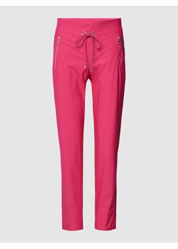 Spodnie z elastycznym pasem i tunelem model ‘Easy Active’ ze sklepu Peek&Cloppenburg  w kategorii Spodnie damskie - zdjęcie 168991842