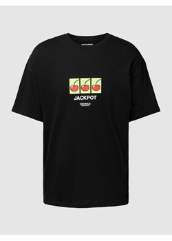 T-shirt z nadrukiem z motywem model ‘BLOCKPOP’ ze sklepu Peek&Cloppenburg  w kategorii T-shirty męskie - zdjęcie 168991870