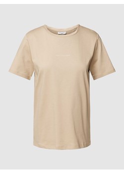 T-shirt w jednolitym kolorze ze sklepu Peek&Cloppenburg  w kategorii Bluzki damskie - zdjęcie 168991921