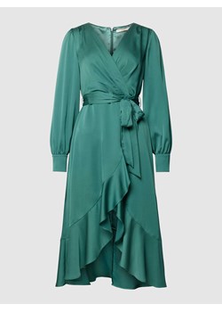 Sukienka kopertowa w jednolitym kolorze ze sklepu Peek&Cloppenburg  w kategorii Sukienki - zdjęcie 168992081