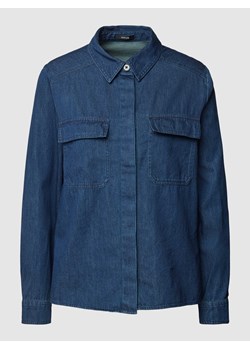 Bluzka jeansowa z kieszeniami na piersi model ‘Fridolan’ ze sklepu Peek&Cloppenburg  w kategorii Koszule damskie - zdjęcie 168992204