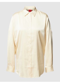 Bluzka koszulowa z imitacji satyny model ‘Ecosy’ ze sklepu Peek&Cloppenburg  w kategorii Koszule damskie - zdjęcie 168992274