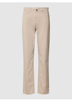 Spodnie w jednolitym kolorze model ‘CAROLA’ ze sklepu Peek&Cloppenburg  w kategorii Spodnie damskie - zdjęcie 168992374
