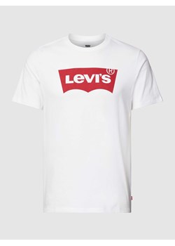 T-shirt z nadrukiem z logo ze sklepu Peek&Cloppenburg  w kategorii T-shirty męskie - zdjęcie 168992581