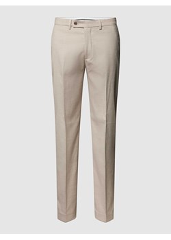 Spodnie do garnituru o kroju regular fit z kieszeniami z tyłu ze sklepu Peek&Cloppenburg  w kategorii Spodnie męskie - zdjęcie 168992663