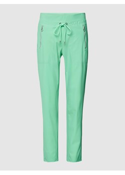 Spodnie z elastycznym pasem i tunelem model ‘Easy Active’ ze sklepu Peek&Cloppenburg  w kategorii Spodnie damskie - zdjęcie 168992891