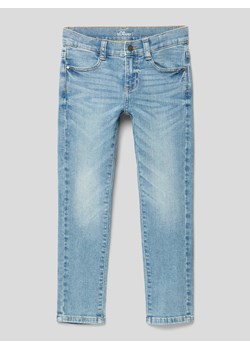 Jeansy o kroju regular fit ze streczem ze sklepu Peek&Cloppenburg  w kategorii Spodnie chłopięce - zdjęcie 168992993