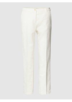 Spodnie materiałowe o kroju regular fit w kant model ‘STYLE.MARON’ ze sklepu Peek&Cloppenburg  w kategorii Spodnie damskie - zdjęcie 168993134