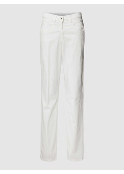 Jeansy o kroju super dynamic fit w jednolitym kolorze model ‘LAURA NEW’ ze sklepu Peek&Cloppenburg  w kategorii Jeansy damskie - zdjęcie 168993664