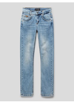 Jeansy o kroju slim fit z 5 kieszeniami ze sklepu Peek&Cloppenburg  w kategorii Spodnie chłopięce - zdjęcie 168993670