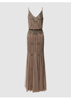 Sukienka wieczorowa z obszyciem z cekinów i ozdobnych kamieni ze sklepu Peek&Cloppenburg  w kategorii Sukienki - zdjęcie 168993732