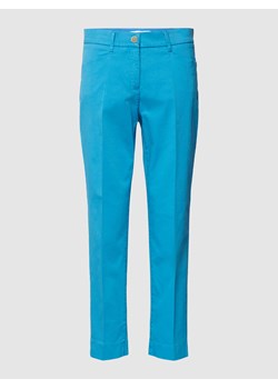 Spodnie materiałowe o kroju regular fit w kant model ‘STYLE.MARA’ ze sklepu Peek&Cloppenburg  w kategorii Spodnie damskie - zdjęcie 168993943