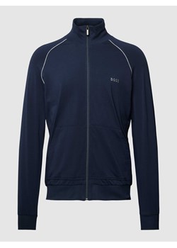 Bluza rozpinana z wyhaftowanym logo model ‘Mix&Match’ ze sklepu Peek&Cloppenburg  w kategorii Bluzy męskie - zdjęcie 168994112