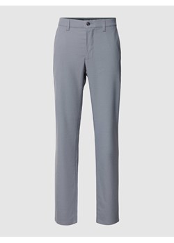 Spodnie o kroju regular fit z dodatkiem wiskozy i fakturowanym wzorem ze sklepu Peek&Cloppenburg  w kategorii Spodnie męskie - zdjęcie 168994372