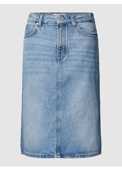 Spódnica jeansowa o długości do kolan z 5 kieszeniami ze sklepu Peek&Cloppenburg  w kategorii Spódnice - zdjęcie 168994401