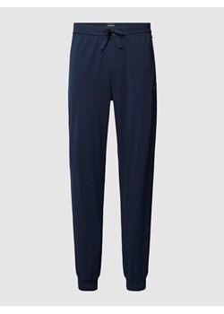 Spodnie dresowe z wyhaftowanym logo model ‘Mix&Match’ ze sklepu Peek&Cloppenburg  w kategorii Spodnie męskie - zdjęcie 168994513