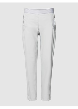 Spodnie o skróconym kroju model ‘Ribbon’ ze sklepu Peek&Cloppenburg  w kategorii Spodnie damskie - zdjęcie 168994550