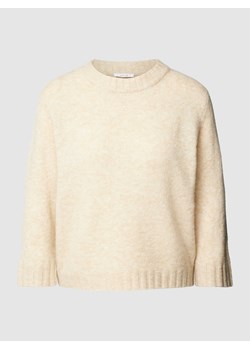 Sweter z dzianiny z prążkowanymi wykończeniami model ‘Putzi’ ze sklepu Peek&Cloppenburg  w kategorii Swetry damskie - zdjęcie 168994933