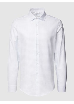 Koszula biznesowa o kroju slim fit ze wzorem w kratkę ze sklepu Peek&Cloppenburg  w kategorii Koszule męskie - zdjęcie 168995090