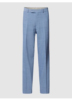 Spodnie z zakładkami w pasie o kroju regular fit z dodatkiem wełny model ‘Sendrik’ ze sklepu Peek&Cloppenburg  w kategorii Spodnie męskie - zdjęcie 168995171