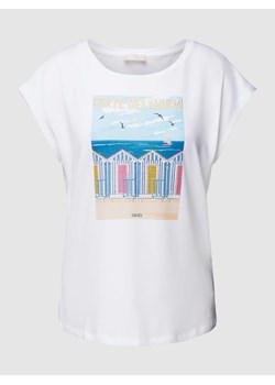 T-shirt z nadrukowanym motywem ze sklepu Peek&Cloppenburg  w kategorii Bluzki damskie - zdjęcie 168995554