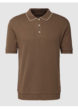 Koszulka polo o kroju regular fit z paskami w kontrastowym kolorze ze sklepu Peek&Cloppenburg  w kategorii T-shirty męskie - zdjęcie 168995573