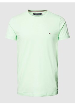 T-shirt o kroju slim fit z wyhaftowanym logo ze sklepu Peek&Cloppenburg  w kategorii T-shirty męskie - zdjęcie 168995611