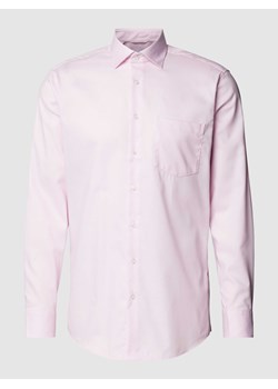 Koszula biznesowa o kroju regular fit z kołnierzykiem typu kent ze sklepu Peek&Cloppenburg  w kategorii Koszule męskie - zdjęcie 168995753