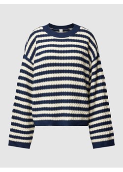 Sweter z dzianiny ze wzorem w paski model ‘Blues’ ze sklepu Peek&Cloppenburg  w kategorii Swetry damskie - zdjęcie 168995852