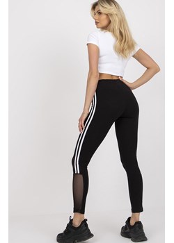Czarne legginsy damskie sportowe RV-LG-7899.10, Kolor czarny, Rozmiar S, Relevance ze sklepu Intymna w kategorii Spodnie damskie - zdjęcie 169001744