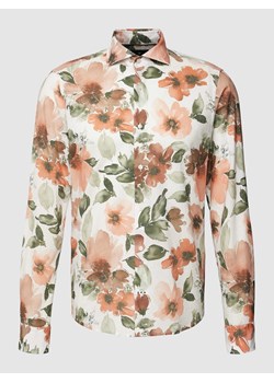 Koszula casualowa o kroju slim fit z nadrukiem na całej powierzchni ze sklepu Peek&Cloppenburg  w kategorii Koszule męskie - zdjęcie 169004944