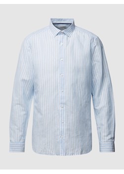 Koszula biznesowa o kroju regular fit ze wzorem w paski ze sklepu Peek&Cloppenburg  w kategorii Koszule męskie - zdjęcie 169004950