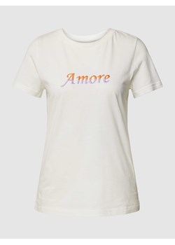 T-shirt z czystej bawełny model ‘Runela’ ze sklepu Peek&Cloppenburg  w kategorii Bluzki damskie - zdjęcie 169004970