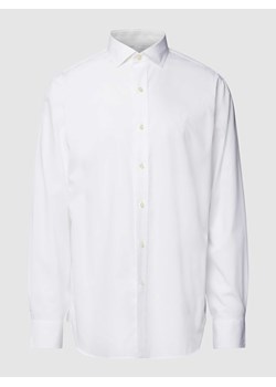 Koszula biznesowa o kroju custom fit z kołnierzykiem typu kent ze sklepu Peek&Cloppenburg  w kategorii Koszule męskie - zdjęcie 169005152