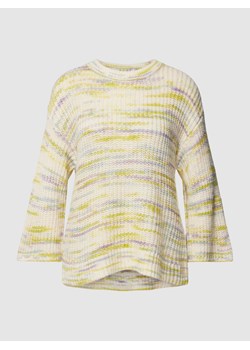 Sweter z dzianiny z okrągłym dekoltem model ‘bella’ ze sklepu Peek&Cloppenburg  w kategorii Swetry damskie - zdjęcie 169005223