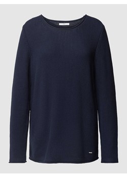 Sweter z dzianiny z detalem z logo model ‘STYLE.LESLEY’ ze sklepu Peek&Cloppenburg  w kategorii Swetry damskie - zdjęcie 169005372