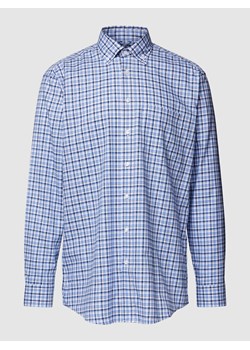 Koszula biznesowa o kroju regular fit ze wzorem w kratę ze sklepu Peek&Cloppenburg  w kategorii Koszule męskie - zdjęcie 169005380